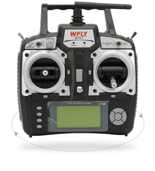 

wf07 aircraft model remote control 9-pass 2.4G multi-axis helicopter fixed wing