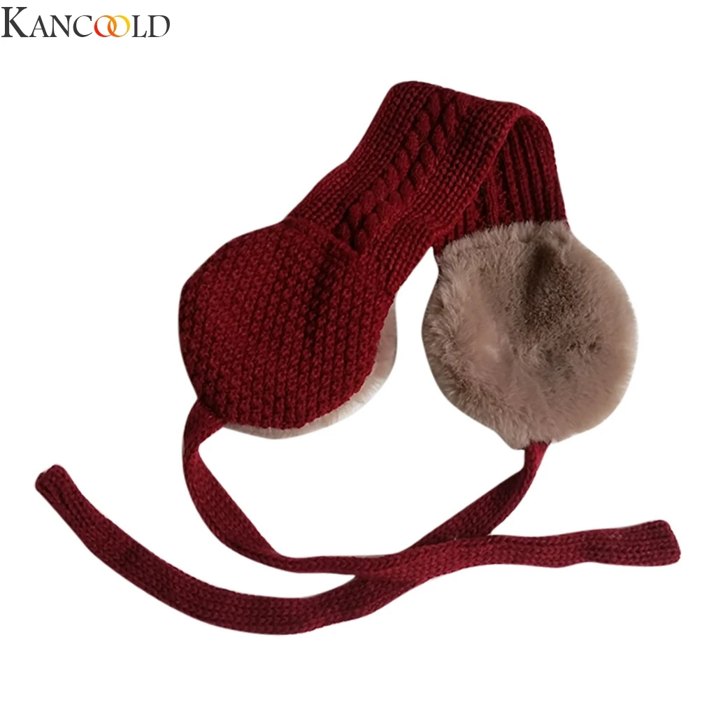 KANCOOLD, простой однотонный шарф, 2 в 1, ушные вкладыши, зима-осень, теплые, новые, плюшевые наушники, милые, INS, модные, теплые наушники, 3