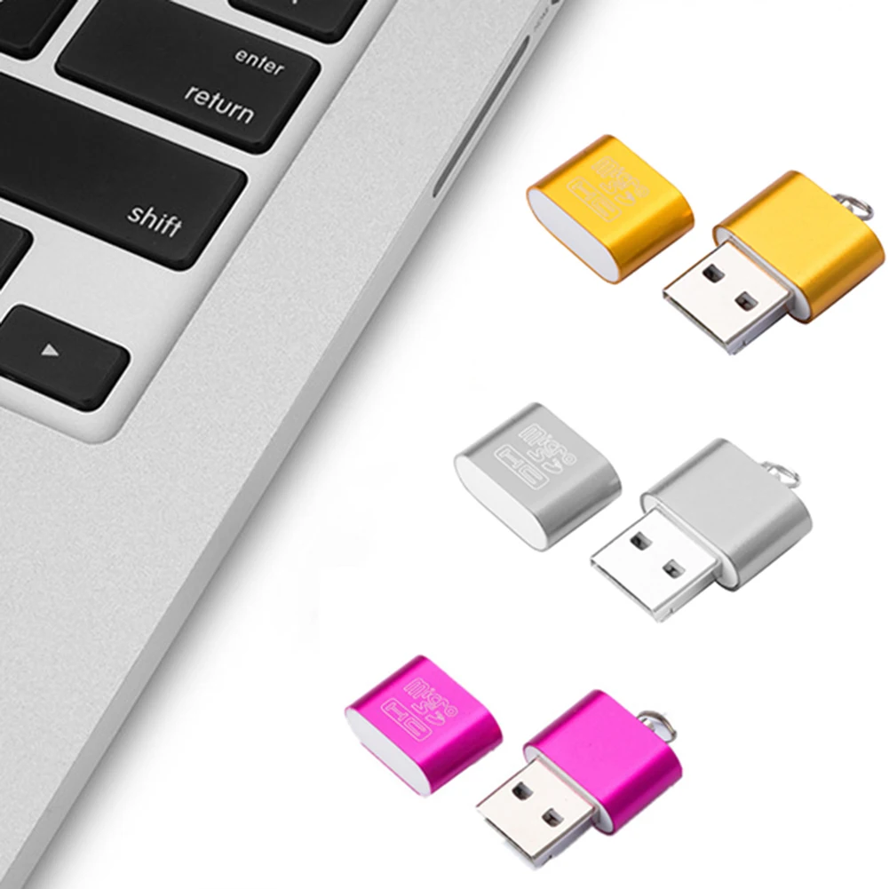 Мини Портативный Универсальный USB 2,0 TF флэш-карта памяти считыватель компьютера высокоскоростная карта памяти удлинитель-переходник для ПК ноутбука