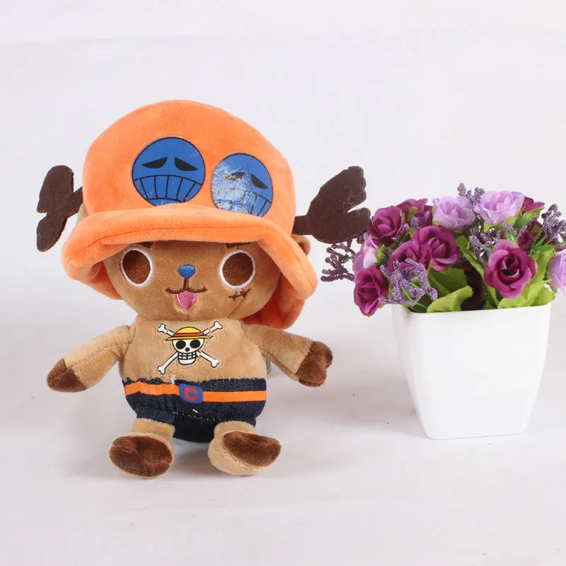 ACE 23 см one piece Chopper COS Luffy Trafalgar Law Portgus D Ace плюшевые игрушки японского аниме фигурка Мягкая кукла детские игрушки подарки - Цвет: ACE