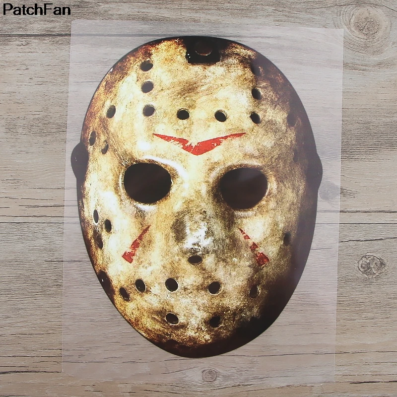 Patchfan пятница 13th Панк DIY термопресс наклейки Утюг на нашивки ручной работы на одежду куртка Футболка термопередача A2530