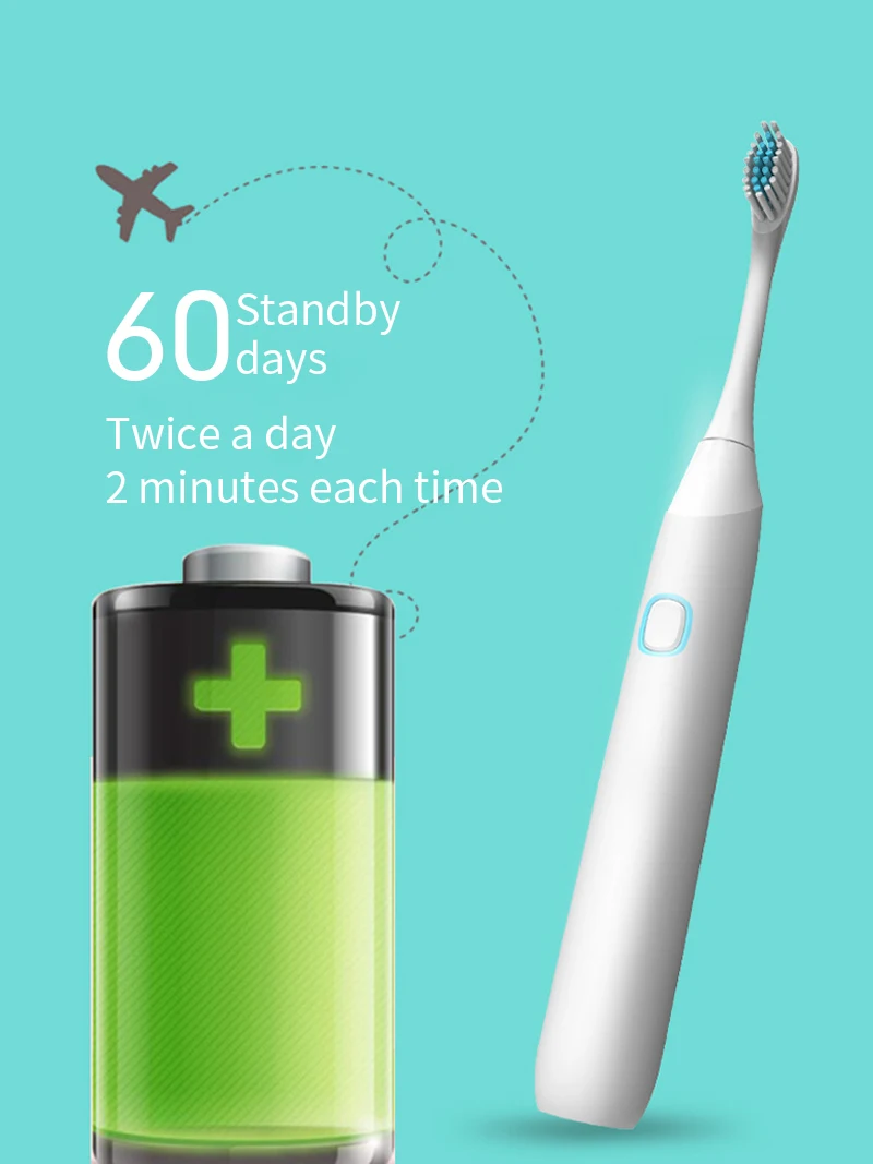 Aokitec Electric Sonic Toothbrush 50% OFF Replacement Heads Battery Automatic Waterproof Tooth Brush Deep Cleaning Oral Hygiene Aokitec Electric Sonic Toothbrush 50% OFF Replacement Heads Battery Automatic Waterproof Tooth Brush Deep Cleaning Oral Hygiene
