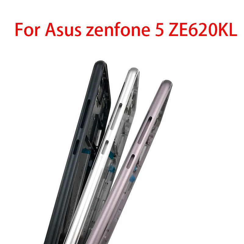 Передняя панель корпуса для Asus Zenfone 5 ZE620KL 5Z ZS620KL задняя крышка со стеклом для камеры