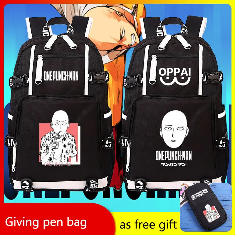 

2019 Sale Mochila laptop bag ONE PUNCH-MAN Backpack College Schoolbag Printing for Teens Girls Boys
