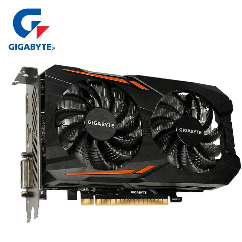 

GIGABYTE Graphics Card GTX 1050 OC Card GPU 2GB GDDR5 128 Bit Video Card with NVIDIA GeForce gtx 1050 Used Cards for PC