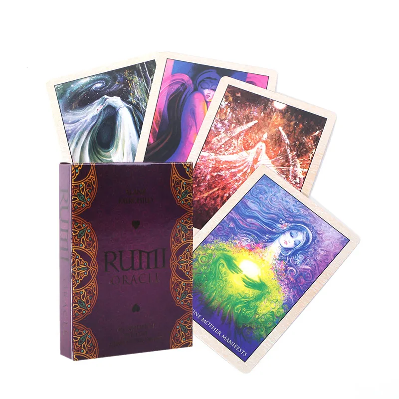 NEW English Rumi Tarot Cards Mysterious Tarot Table Board Game Family Cards Game Tarot Oracle Cards for Fun Home Party Game christmas wooden calendar hangings birthday party home decor family