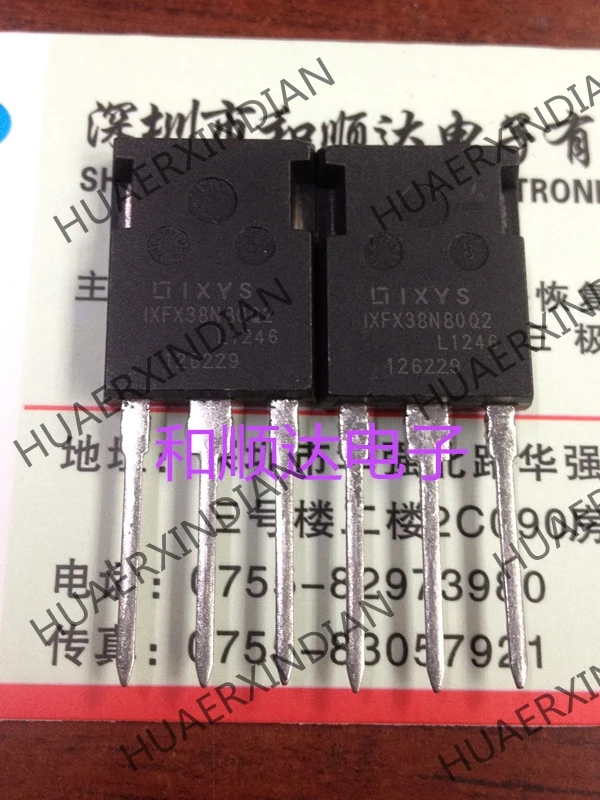 20 шт./лот IXFX38N80Q-247 38A 800V