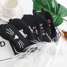 Креативные летние холодные дышащие мужские и женские Ледяной компресс для сна с накладкой для глаз с мультяшным принтом затенение ледяной пакет пижамы защита глаз патч