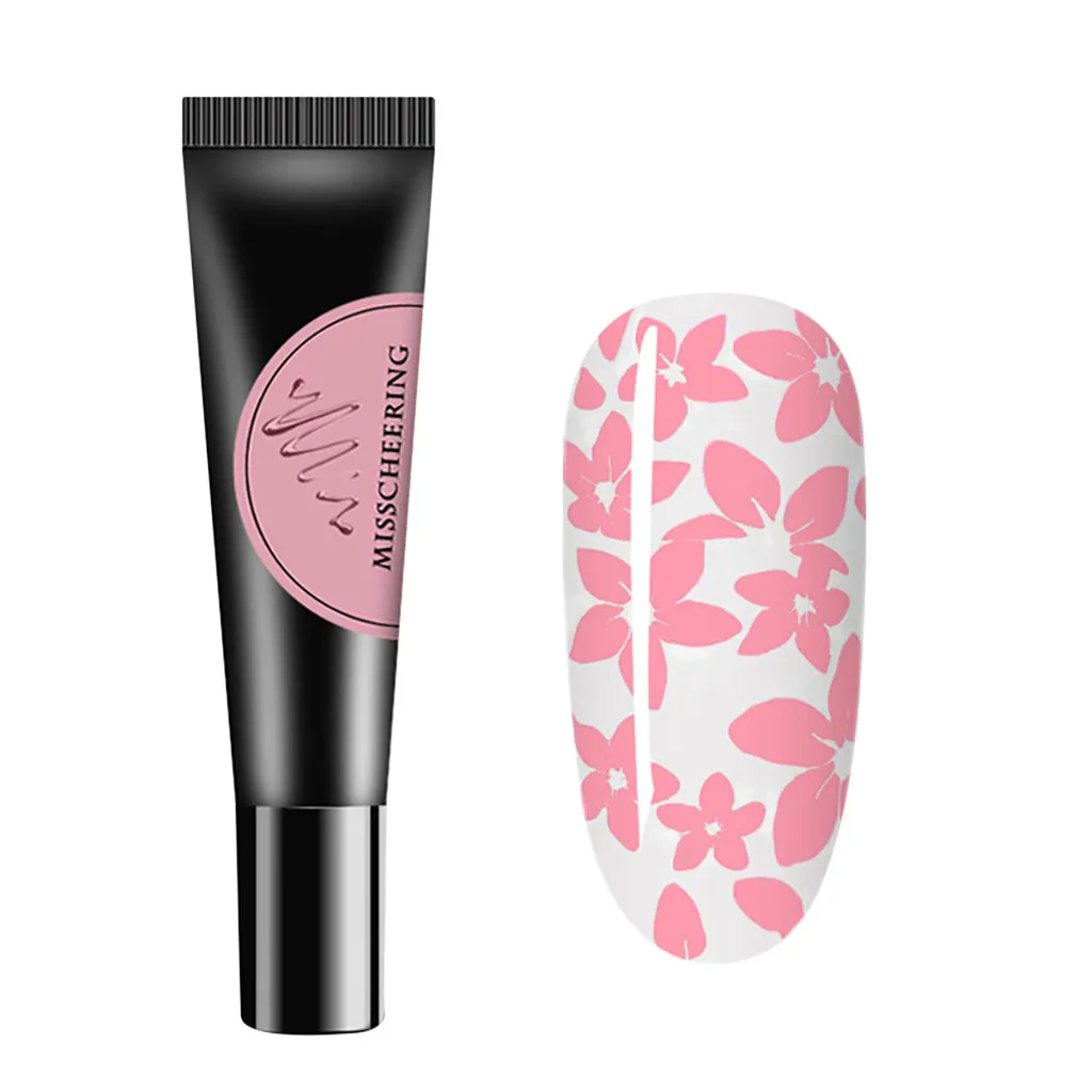 MISSCHEERING Printed Nail Printing Glue Nail Printing Glue Rubber Hose Stamp Template Manicure Glue Wash-free Sealant Lamp 1011
