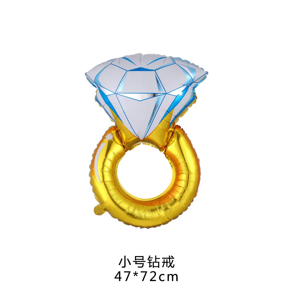 diamond 1 шт./лот Фольга бутылки шампанского и провода очки воздушные шары для Одежда для свадьбы, дня рождения торжественное мероприятие украшения Baby Shower поставки - Цвет: diamond
