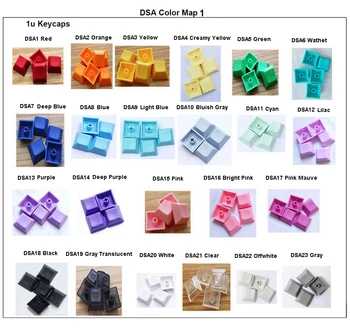 

DSA Keycaps DIY Blank PBT for Cherry MX Switches Gateron Switches Kailh Switches for Mechanical Keyboards free shipping