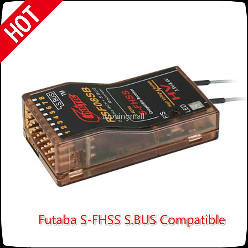 RSF08SB 8ch Futaba S FHSS S.BUS совместимый приемник для 10J 8J 6K 6J 14sg 18MZ WC 18SZ Frsky Delta 8|Детали и