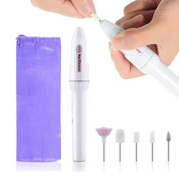 

1PC Electric Mini Nail Machine Art Drill Carve Grinder Professional Polisher Set Portable Nail Tools