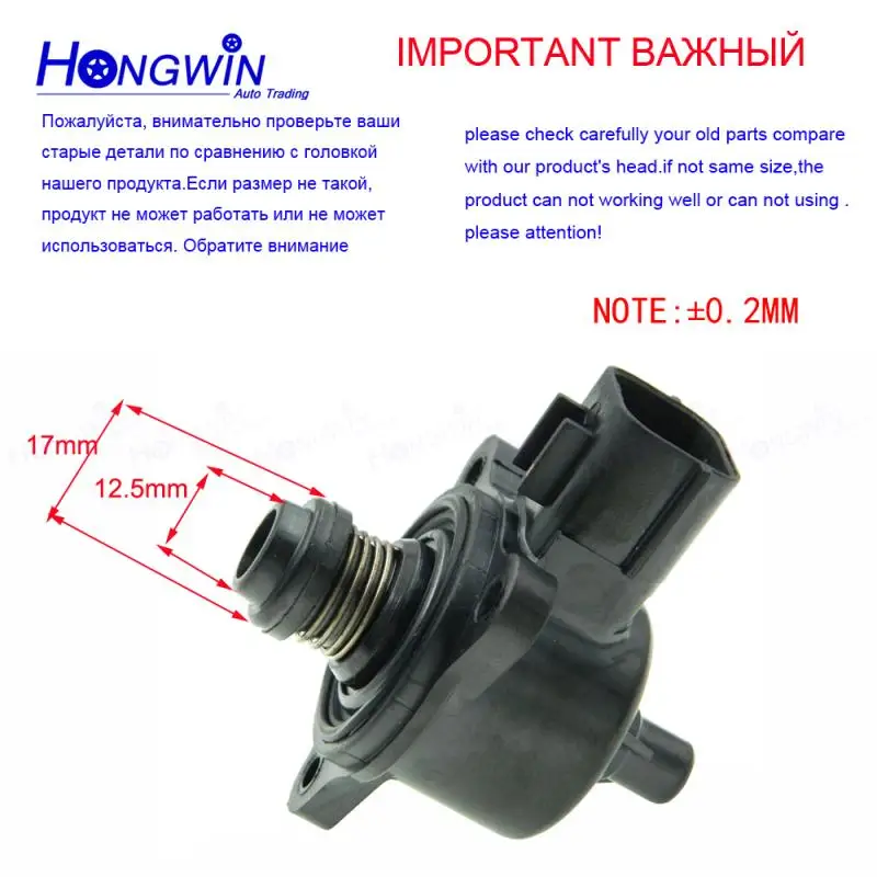 Genuine No.: 1450A096 IACV Idle Speed Air Control Valve Fits Mitsubishi L200 KA5T KB5T KG5W Triton 2.4 13mm pneumatic air valve