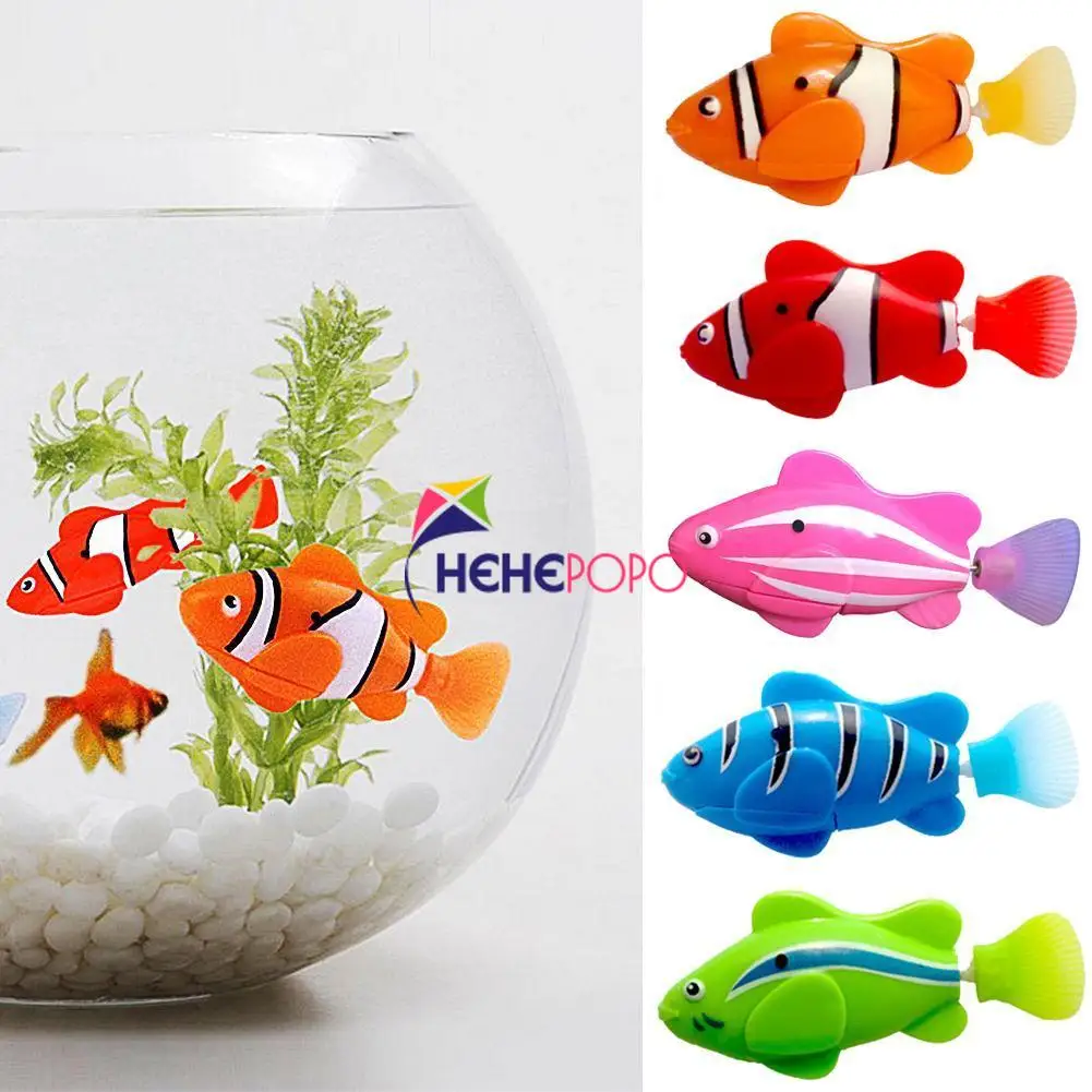 5 pièces/ensemble Robot électronique poisson nager jouet batterie inclus Robot animal de compagnie pour enfants bain jouet pêche décoration agir comme de vrais poissons (lot de 5)