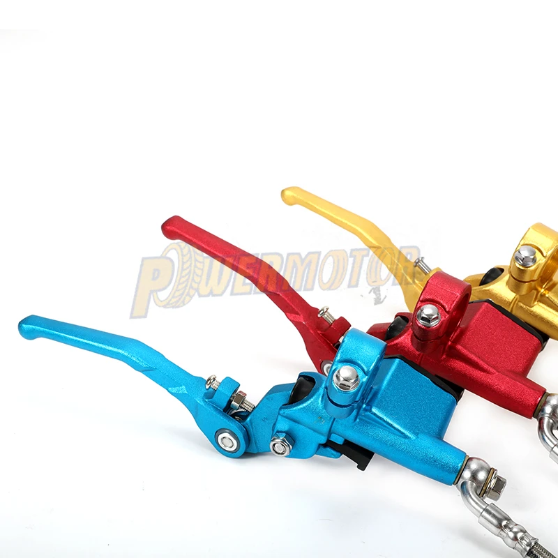 Motorcycle Aluminium Hydraulic Clutch 900mm 1200mm Silver Lever Master Cylinder For 125-250cc Vertical Engine Dirt Bike Motocros