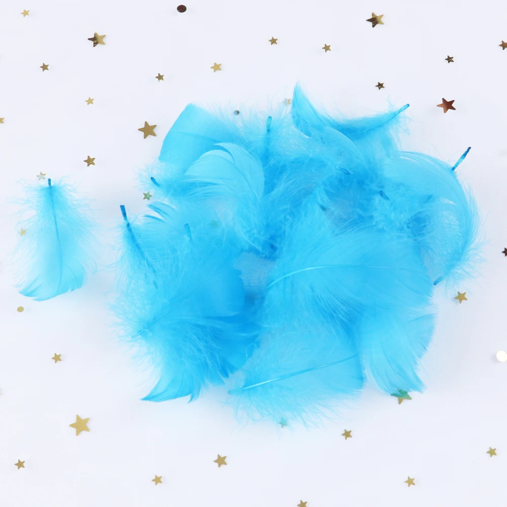 Goose Feathers Natural 4-8cm Small Floating Leather pink Swan Feather Plume for Craft Wedding Jewelry Decoration Plumes 100pcs goose feathers,craft feathers,natural feathers