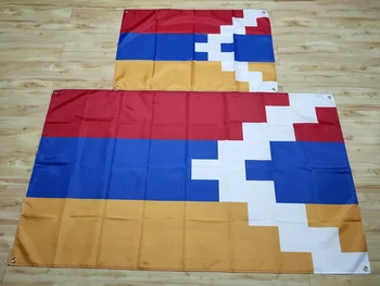 

Artsakh republic Flag Nagorno-Karabakh Republic Custom Any size 3x5ft Flying Banner 100D Polyester
