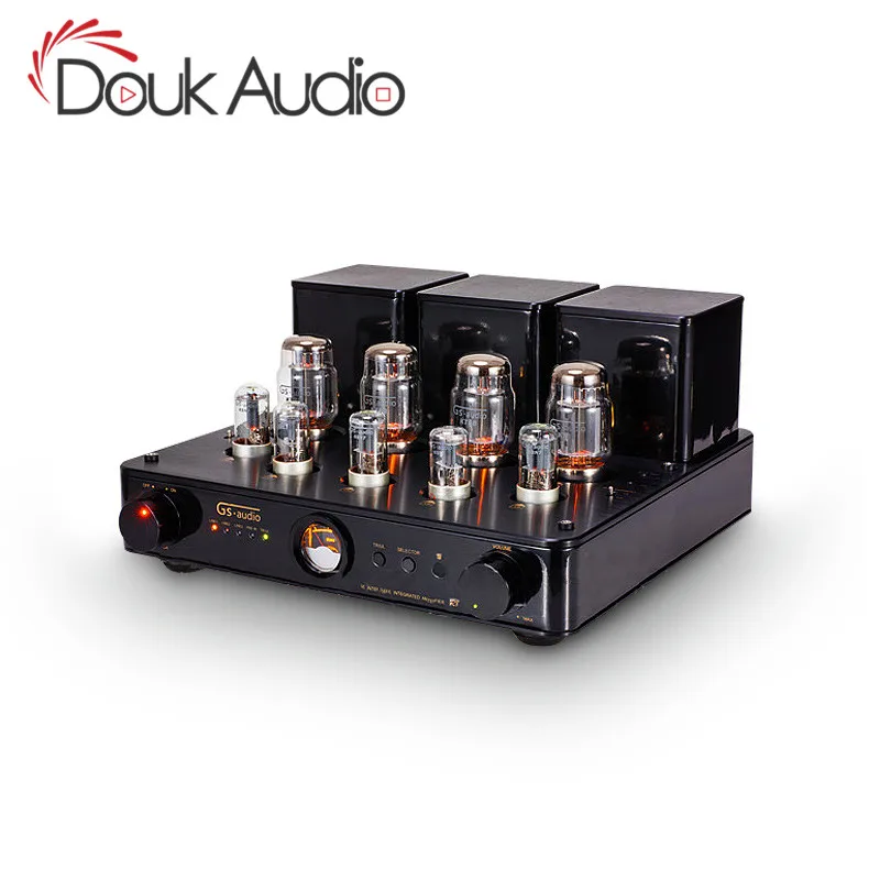 Douk аудио Hi-End KT88(EL34) Вакуумный ламповый усилитель стерео HiFi Встроенный усилитель мощности для наушников