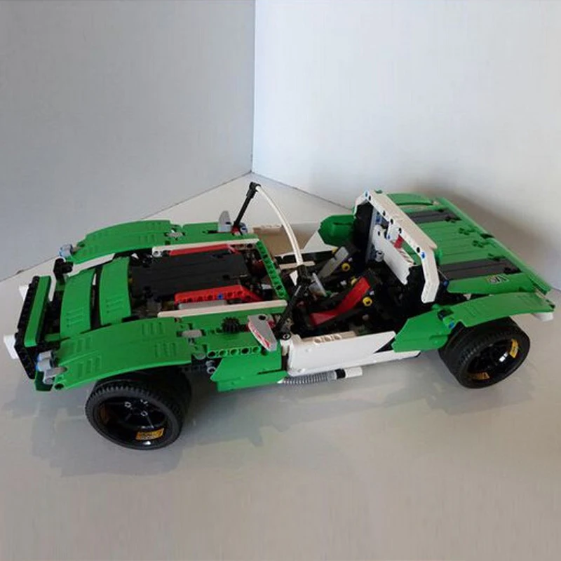 20003 серии RSR Technic 24 часа Гоночная машина 1219 шт строительные блоки кирпичи игрушки совместимы с 42039