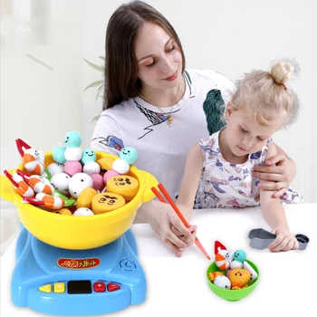 

Children's toys, chopsticks, toys, parent-child games, family toys, hotpot, music, four people's game set, baby