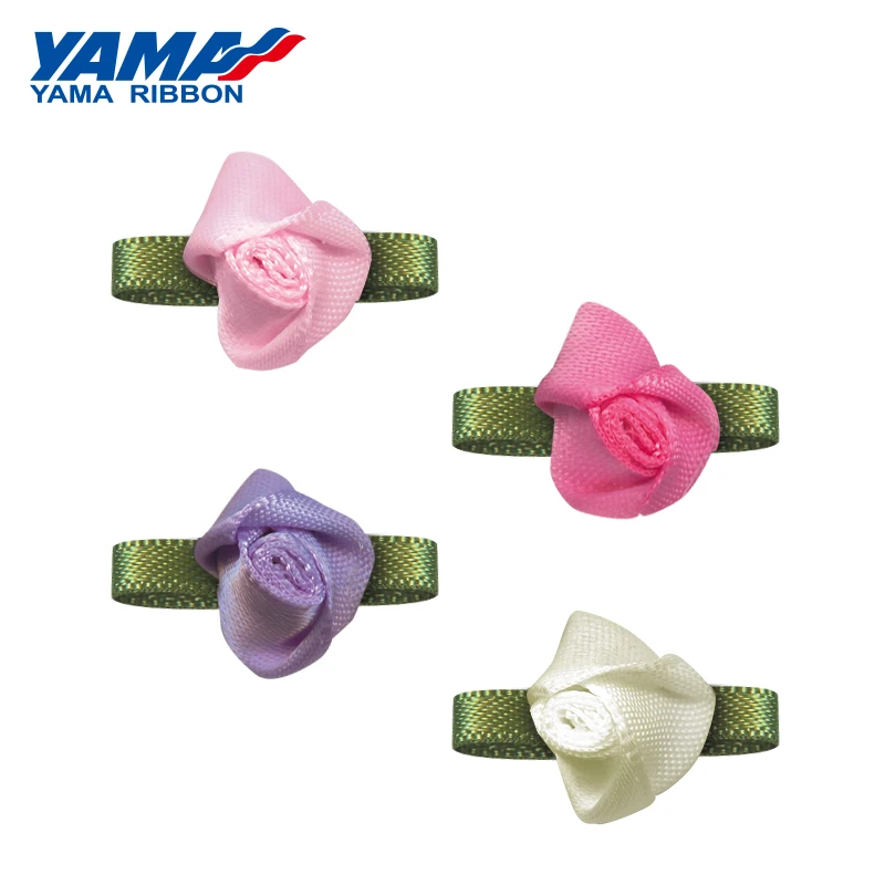 

YAMA Bud Foliage Flower Diameter 15mm±2mm Leaf 22mm±3mm 200pcs/bag Satin Ribbon forl Decoration Gift Box Packaging DIY Handmade