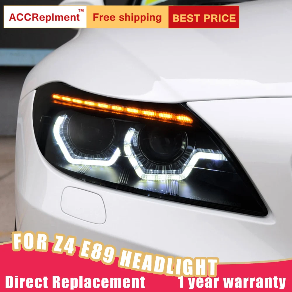2 шт. светодиодный фары для BMW Z4 E89 2009 2016 Автомобильные ангельские глазки комплект