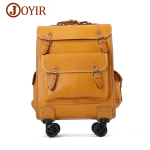 Image for JOYIR Genuine Leather Luggage Boarding Box Leisure 