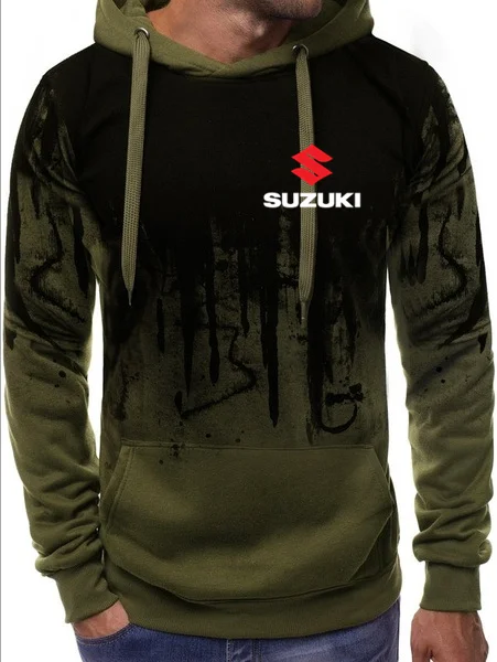 Motorcycle Wear Racing Team Jersey for Suzuki hoodies 2019cvv - Цвет: Армейский зеленый