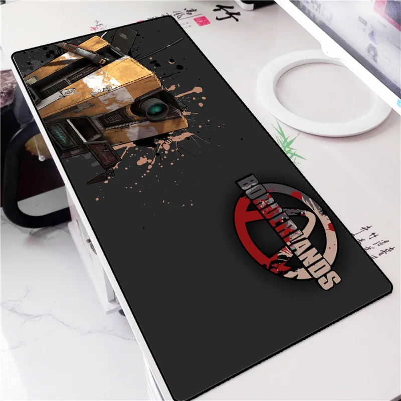 

LaumansPopular New Arrival Mousepad Borderlands 2 Robot Mouse Pad Table Mice Mat 400x900MM Large Size Comfortable Rubber Mats