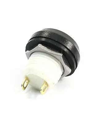 24V 3A SPST 1NO 2 контакта круглая белая Водонепроницаемая кнопка с самовозвратом переключатель