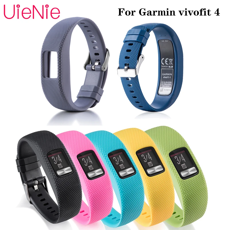 Мягкий силиконовый ремешок для смарт часов Garmin vivofit4|Ремешки часов| |