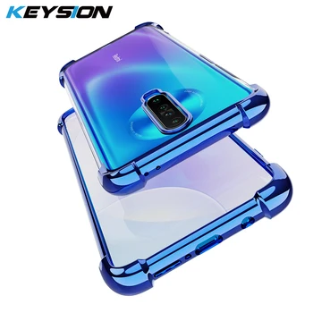 

KEYSION Shockproof Silicone Case for Redmi K30 K20 K20 Pro Note 8 8 Pro plating Phone Back Cover for Xiaomi Mi 9T Pro POCO X2 A3
