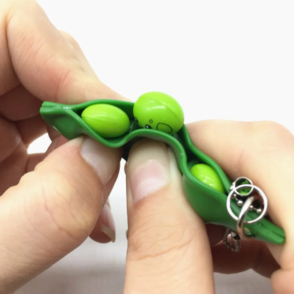 Fidget-Toy Keychain Decorations Antistress-Toys Gift Reliever Kids Squishies-Bean-Stress img5