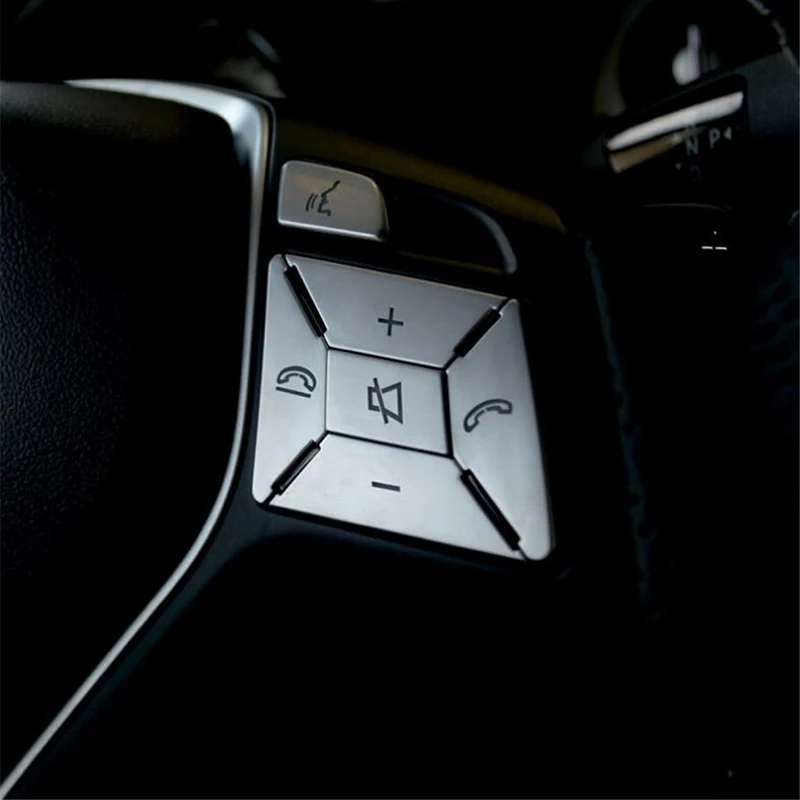 Кнопка переключения руля накладка наклейка для Mercedes Benz A B C E Ml Gl Cla Gla Glk Sl Slk Class W176