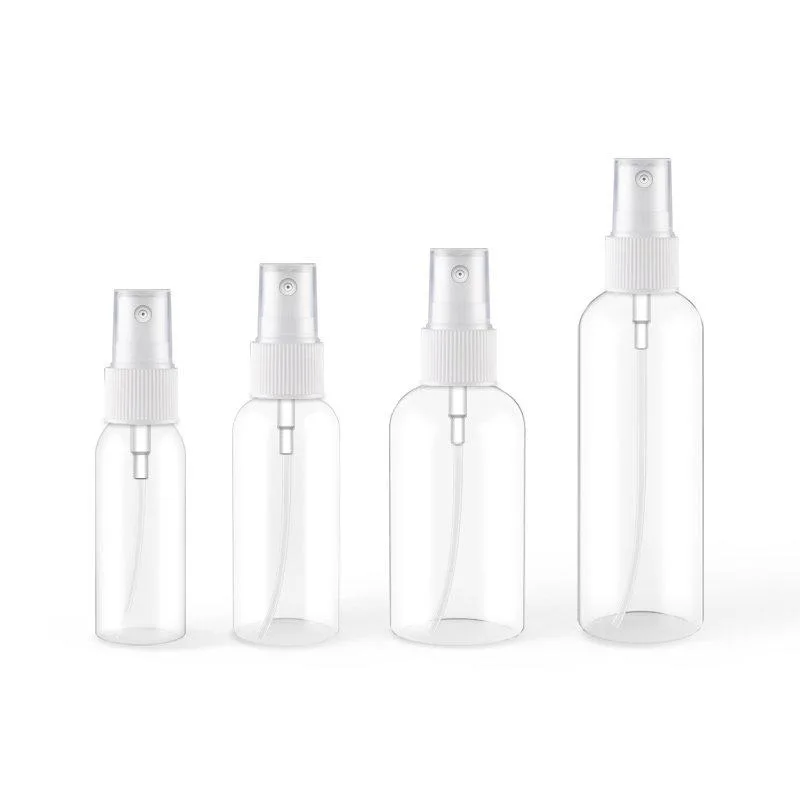 10pcs 15ml 20ml 30ml/1oz HDPE Empty Solid White Atomizer Mist Spray Bottle | Красота и здоровье