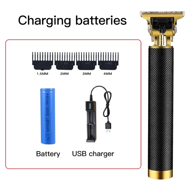 Hair Clipper Electric Clippers New Electric Men's Retro T9 Style Buddha Head Carving Oil Head Scissors 4