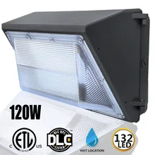 120W 12000LM 132 светодиодный 2835SMD настенный светильник супер яркая белая наружная настенная упаковка 5500K светодиодные огни безопасности для коммерческого пути