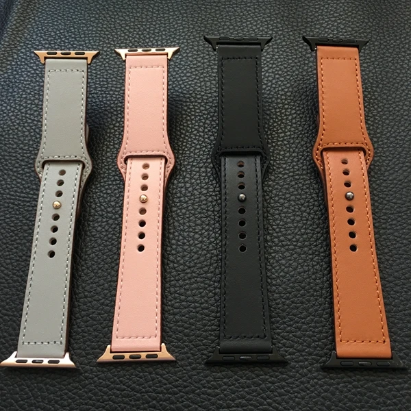 Для наручных часов iwatch, 44 мм 40 мм, версия 3, 2, 1 браслет аксессуары натуральная кожа петля ремешок для apple watch группа 5 4, 42 мм, 38 мм, ремешок для часов