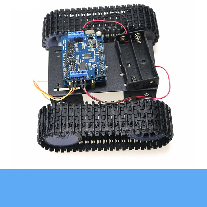 Espduбеспроводной контроллер комплект+ TP101 Металл Смарт Rc робот танк шасси комплект с высоким крутящим моментом двигатель постоянного тока DIY для обучения Arduino