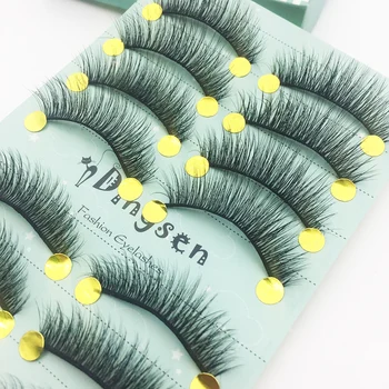 

300 Pairs 3D Soft Faux Mink False Eyelashes Natural Eyelash Crisscross Fluffy Long Fake Lashes Extension Eye Makeup Tools