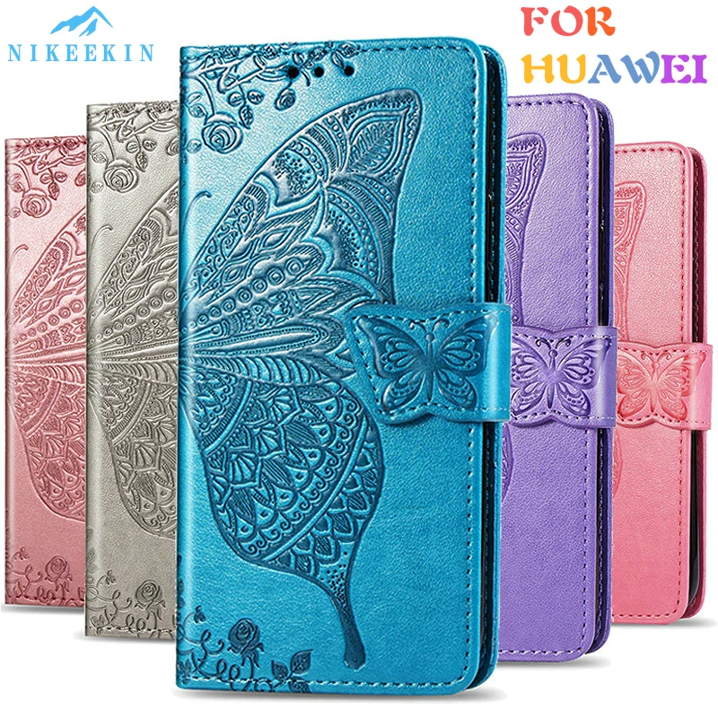 Кожаный чехол книжка для Huawei Y3 2017 Y5 Y7 Y9 Y6 Prime бумажник Honor 20S 7A 7C Pro 9 20 10 Lite 9X 8A 8S