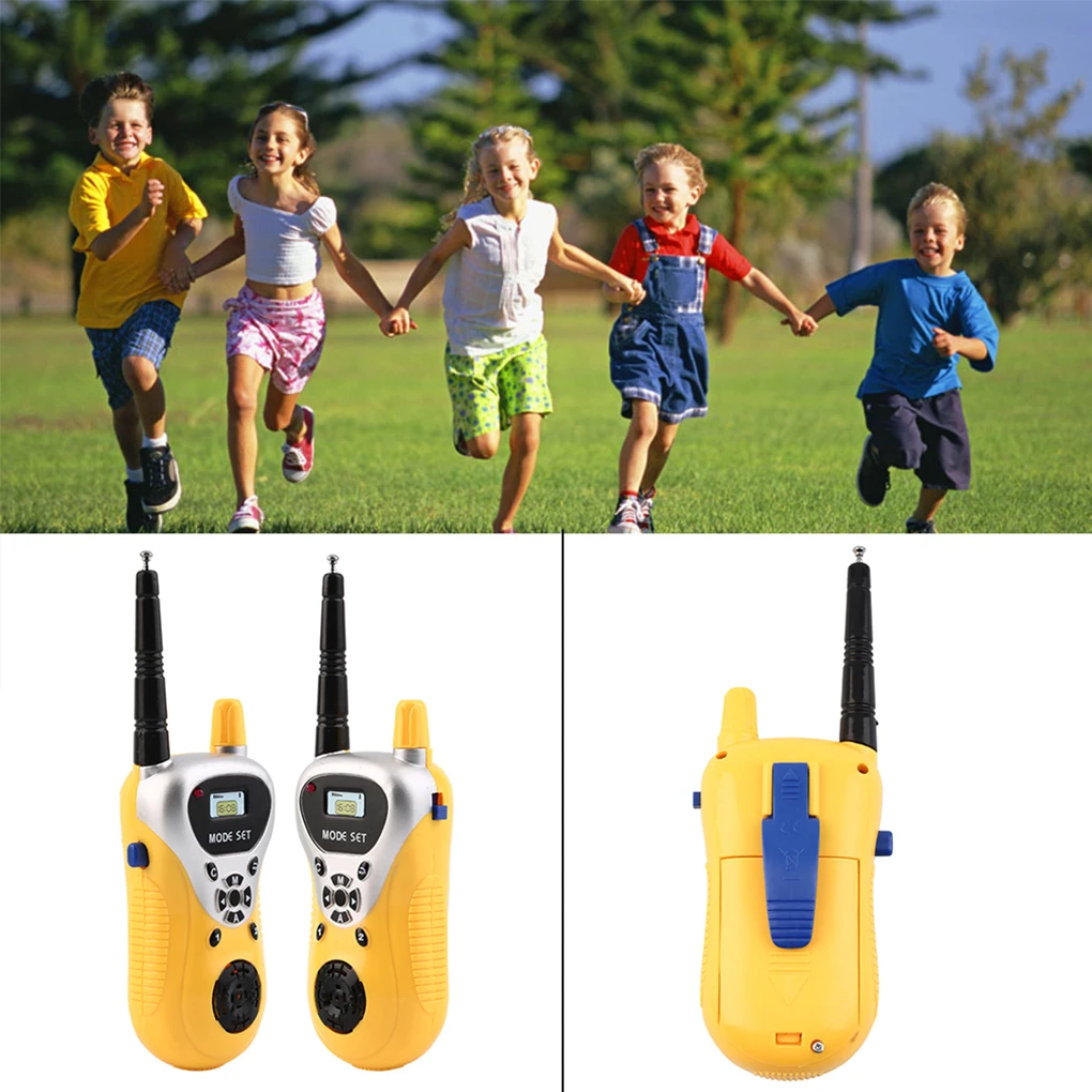 2pcs/lot Intercom Electronic Walkie Talkie Kids Child Mini Handheld Toys Portable Two-Way Radio Intercom Boys Girls Birthday enlarge