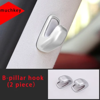 

For Maserati levante chrome interior rear mirror frame Headlight switch Trunk handle molding trim