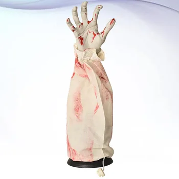 

1Pc Halloween Electric Ghost Hand with Sound All Saints Day Celebration Hand Sculpture