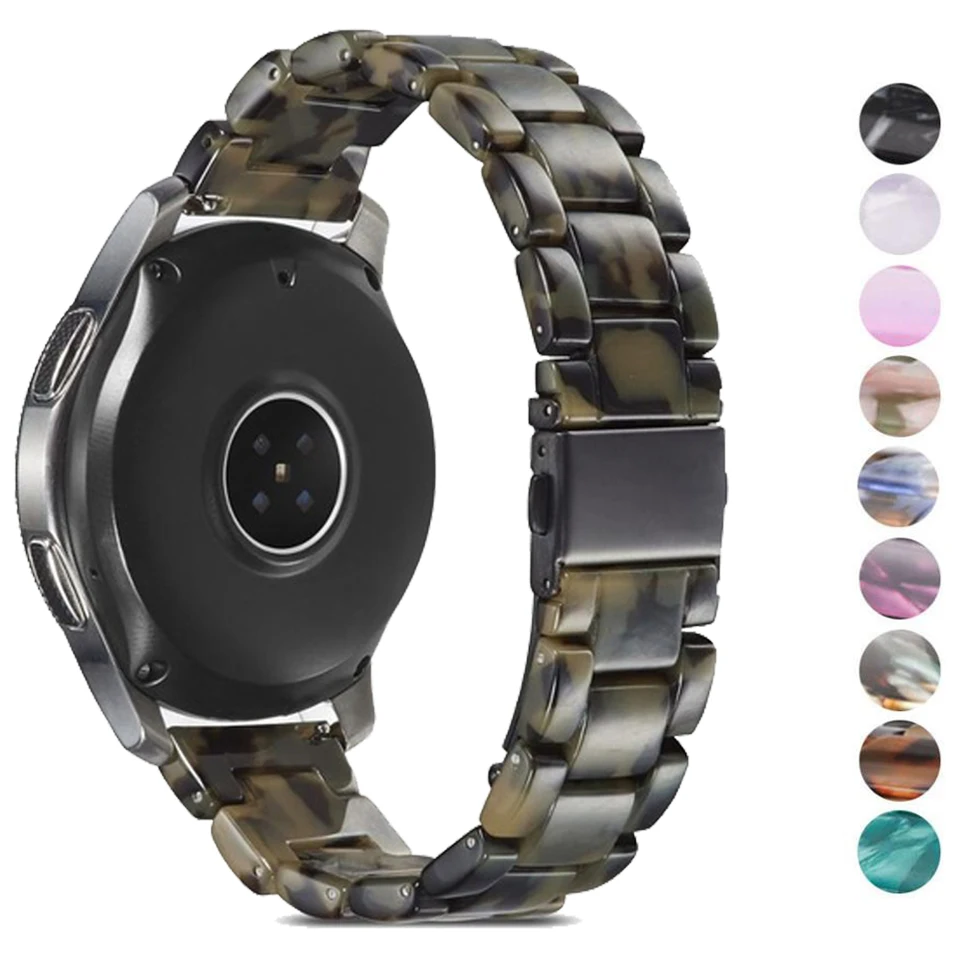 20 мм/22 мм смолы ремешок для часов для samsung galaxy gear s3 ремешок correa Пряжка из нержавеющей стали galaxy 46 мм huawei gt ремешок для часов