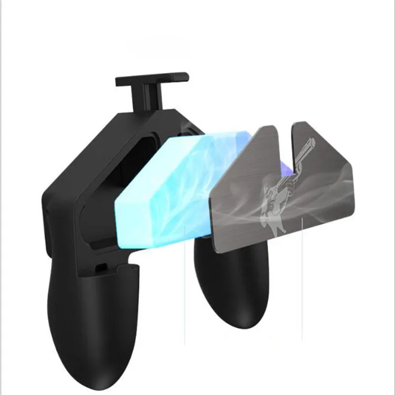  Pubg Controller Gamepad Handle Pubg Mobile L1R1 Game Pad Holder Cooler Fan Quick Cooling with Ice B