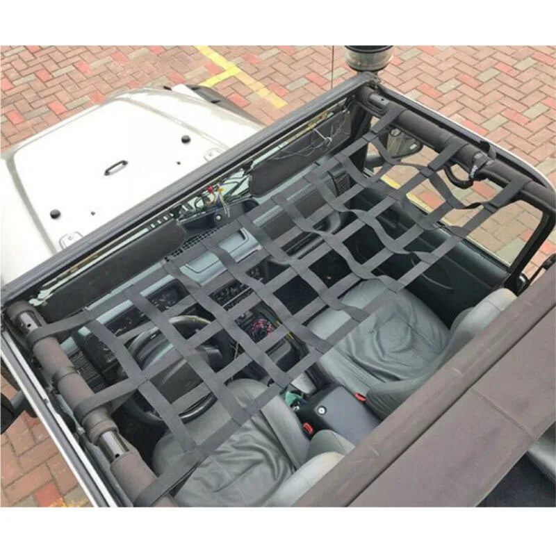 Авто карго сетка заднее окно хранения крыши гамак прочный для Jeep Wrangler JK TJ