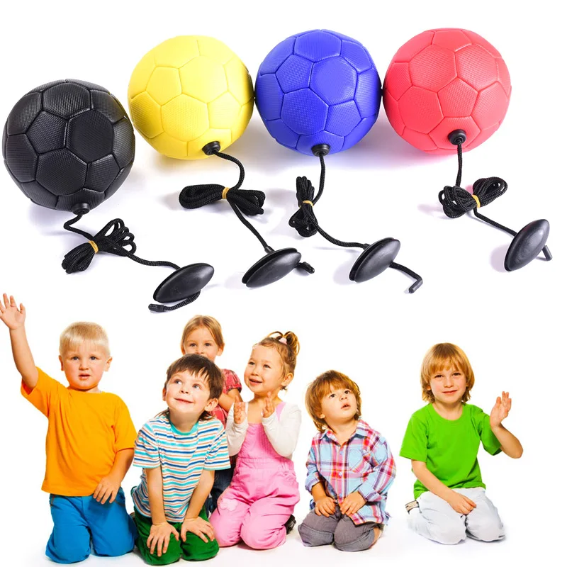 Soccer Training Ball Football with Rope Practice for Children Kids Beginner Trainer&T8