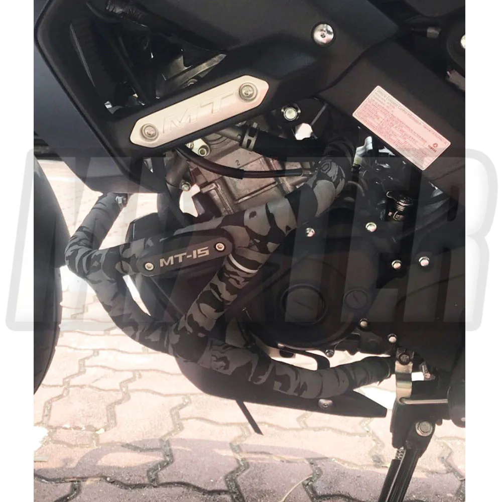 Мотоцикл Crash Bars Рамка протектор Защита от падения бампер для YAMAHA MT-15 MT15 MT 15 '19-'20